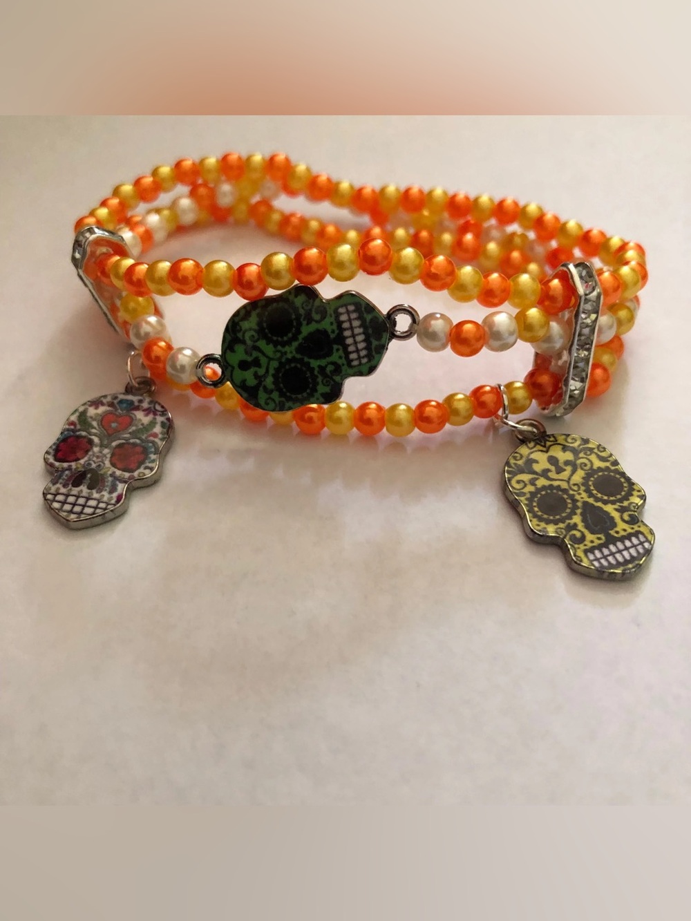 Día De Muertos Skull Calavera Bracelet
SKU575